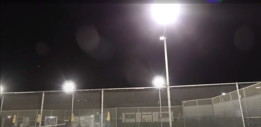 pickleball courts with lights