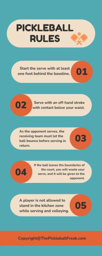 rules about pickleball game