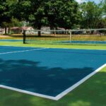 Pickleball court colors
